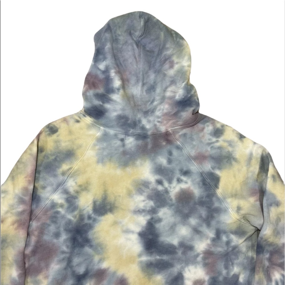 NEW Young Fabulous & Broke Oversized Hoodie Tunic Sweatshirt Blue Tie Dye Small - Picture 7 of 14